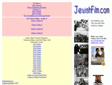 Tablet Screenshot of jewishfilm.com